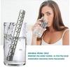Portable Alkaline pH Water Filter Stick Hydrogen Mineral Purifier for w/ Tourmal
