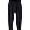 Anta Champion All-Weather Series Fleece Straight-Leg Casual Simple Solid Color Knitted Sports Pants Women Pants Black 162510304-2