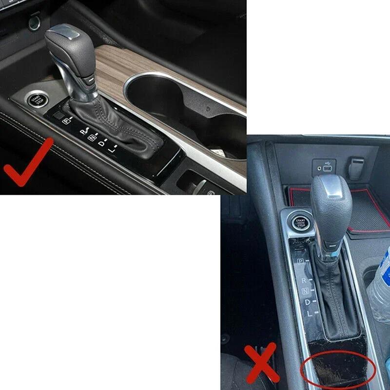 Car Interior Styling for Nissan Altima 2019-2021 Gear Shift Center Panel Cover Trim Mouldings Carbon Fiber Look Accessories