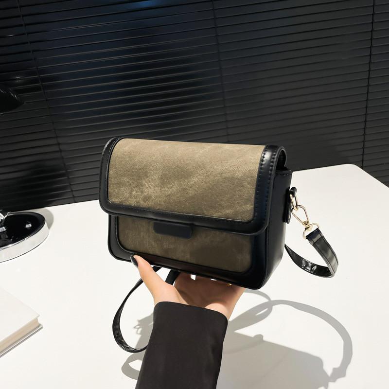 Chic Retro Colorful Small Square Shoulder Bag Ideal For Daily Street Style Fashion