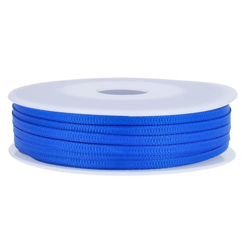 3Mm Double-sided Threaded Ribbon Handmade DIY Hair Accessories Bow Underwear Accessories Webbing Packaging Ribbed Ribbon 22 Colors
