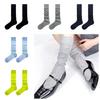 Thin Thin Long Socks Lolita Mid-tube Stocking Korean Ins Knee High Socks  Ballet