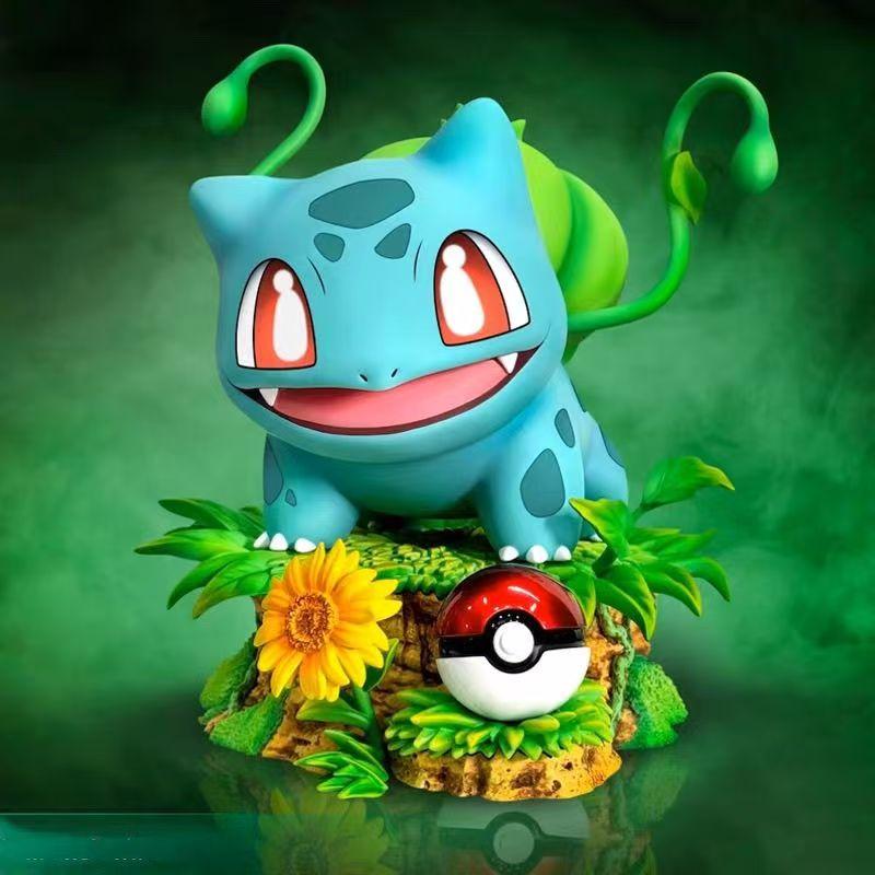 Pokmon Bulbasaur Gengar anime Family Grass Series Collection Can be given as a gift PVC Festival Cute pet Ball toys Durable Gift
