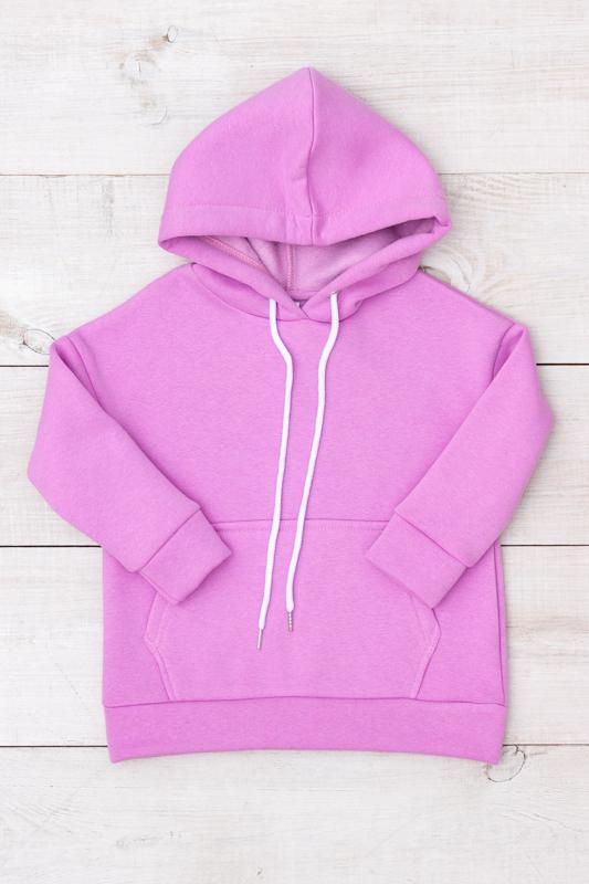 Hoodie (girls) – Solid Color, Fleece-Lined, Casual & Warm, Winter, 6394-025-5 HC