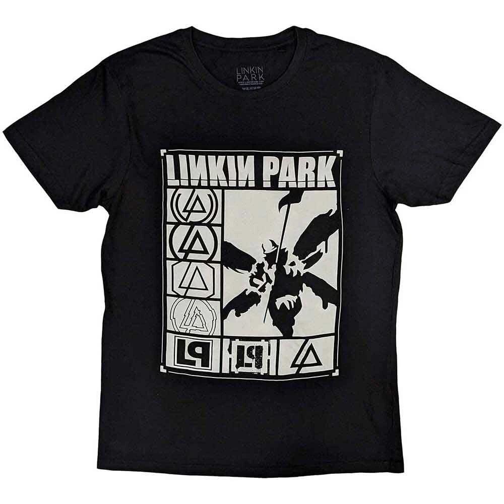 Linkin Park Unisex T-Shirt: Logos Rectangle (Large) L