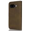 For Google Pixel 9a Case PU Leather Calf Textured Magnetic Closing Smart Phone Cover