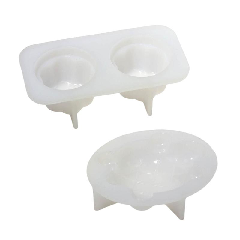 Leicht zu reinigende Silikonform Pudding/Schildkrötenförmige Form Epoxidharzformen Schmuckzubehör Herstellungsform für Bastelliebhaber