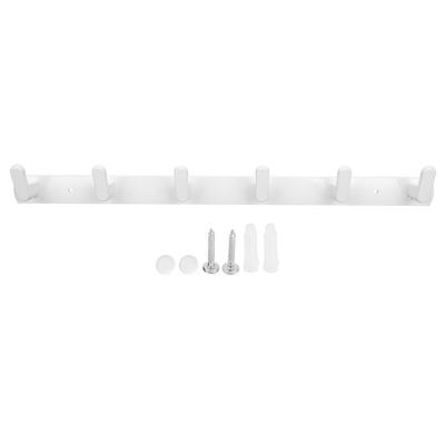 Colgadores de Abrigo Aleación de Aluminio Ligeros Montados en la Pared Colgador de Abrigos con 6 Ganchos para Dormitorio Baño
