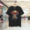 T-shirt graphique champignon psychédélique et t-shirt enfant : T-shirt unisexe en coton à col rond