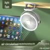 Portable Multifunctional Clip Fan with Night Light & USB Charging for Dorms and Desktops