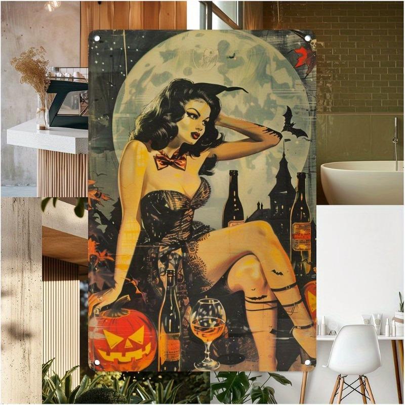 Halloween Metal Tin Sign Wall Decor 20x30cm