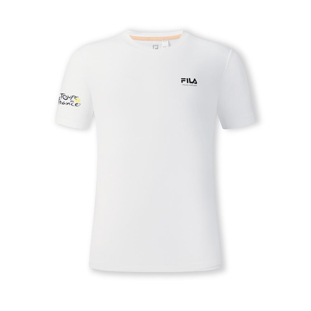 New FILA T Shirts Women's Jade White A11W538110F-WT