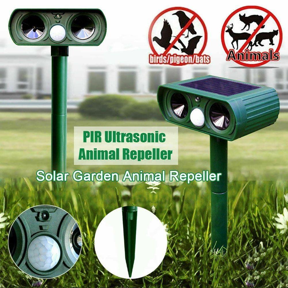 Solar Dog Cat Deterrent Waterproof Pest Repeller New Infrared Cat Repeller Outdoor