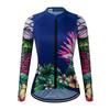 1 Womens Long Sleeve Cycling Jersey Breathable Quick Dry Performance Top Road Mountain Bike