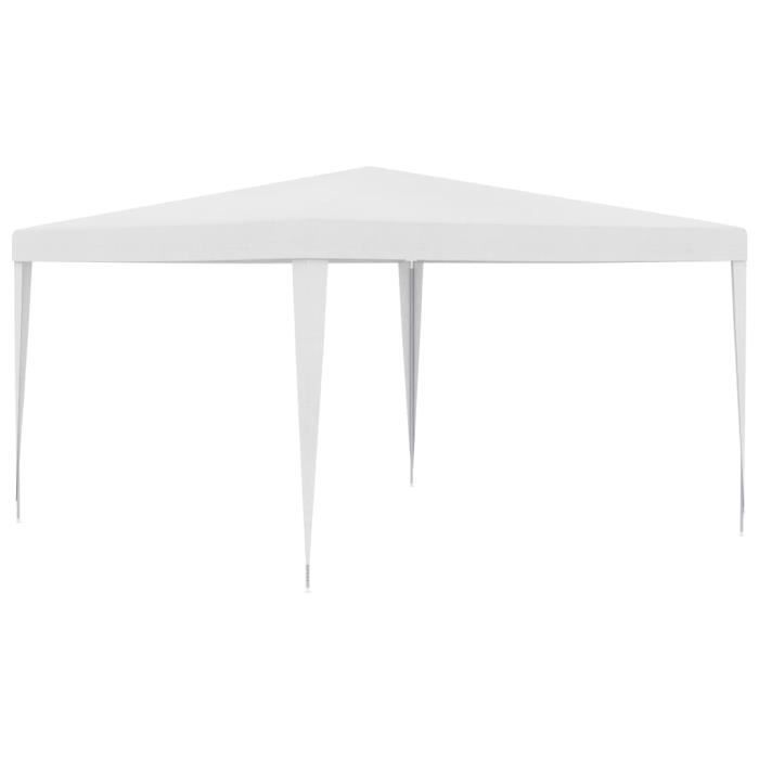 VidaXL Tente de réception 4x4 m Blanc
