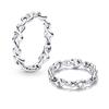 925 Sterling Silver Rings Unisex Silver ZT-0003