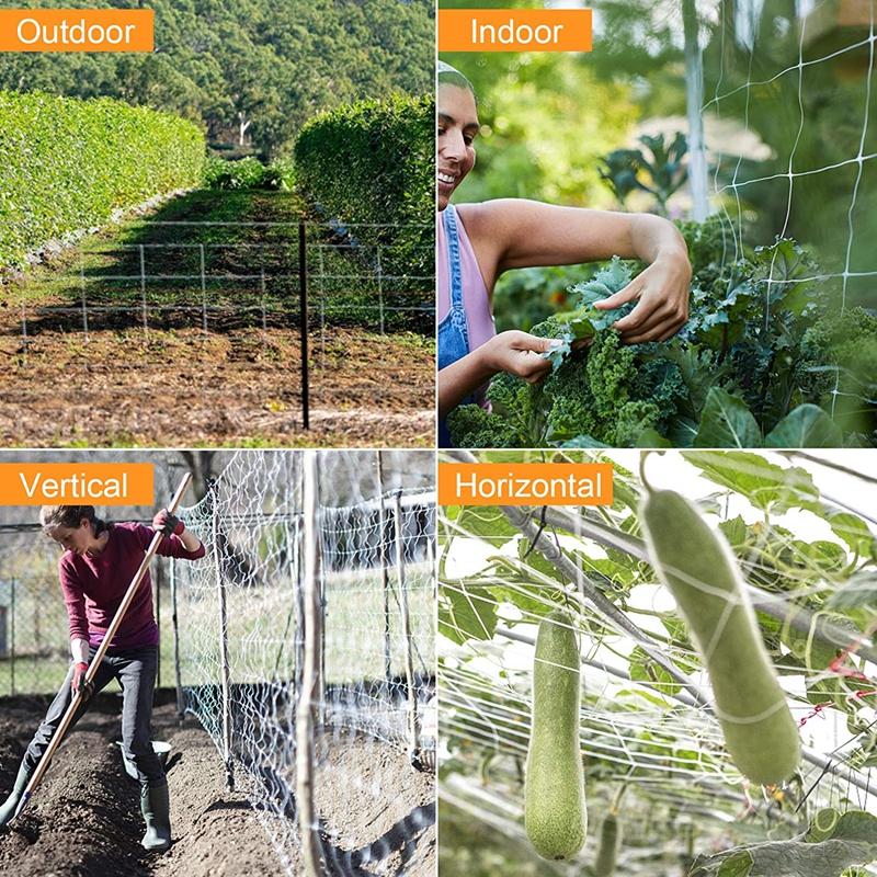 Plants Climbing Net Garden Heavy-Duty Plant Support Stand For Flowers Vegetable Orchard Cucumber Vine Netting Garden Supplies