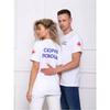 Men Women T Shirt Russian "Skoraya Pomoshch" Letter Print White Tee Emergency Paramedic Costume Top