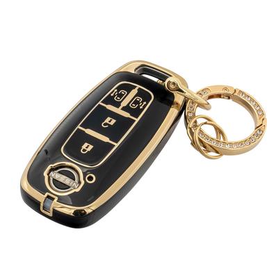 SKYBELL Key Case, Nissan Key Cover, Serena C28, Compatible with Nissan, Sliding Door, Intelligent Key, Smart Key, Key Case, Black
