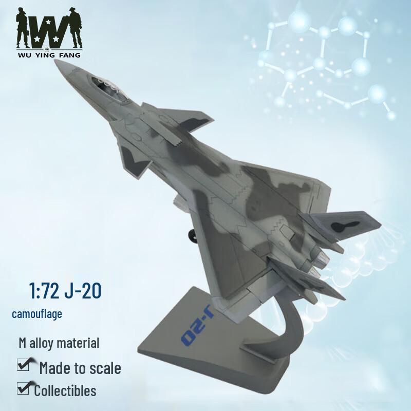 Wuyingfang J-20 Fighter Jet Alloy Model