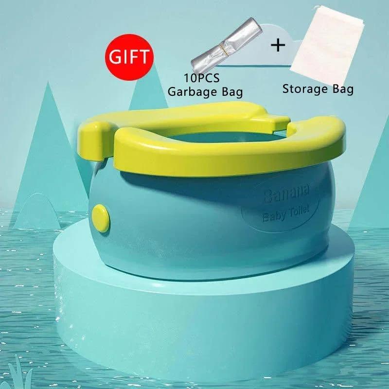 

10PCS Children s Potty Urinal Foldable Children s Potty Banana Shaped Folding Toilet Easy To Clean Travel Potty