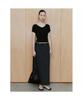 Diaepeocheo Bo H Line Skirt Gray (Ta6427A073)