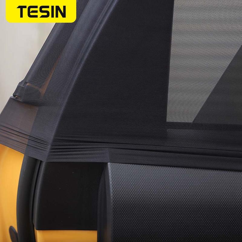 TESIN Car Sun Visor Window Sunshade Prevent Insect Net For Ford Bronco/Bronco Sport  2022 For Jeep TJ JK JL JT