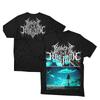 Bring mir den Horizont: Schwarzes Metall Anime Stil Trendige Marke Kurzarm 3D Gedrucktes T-Shirt, Mode Top für Herren und Damen