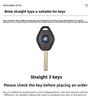 Smart Car Key Case Cover Shell Holder Fob For BMW X3 X5 Z3 Z4 3 5 7 SERIES E38 E39 E46 E83 1998-2005 Protector Keychain EV2
