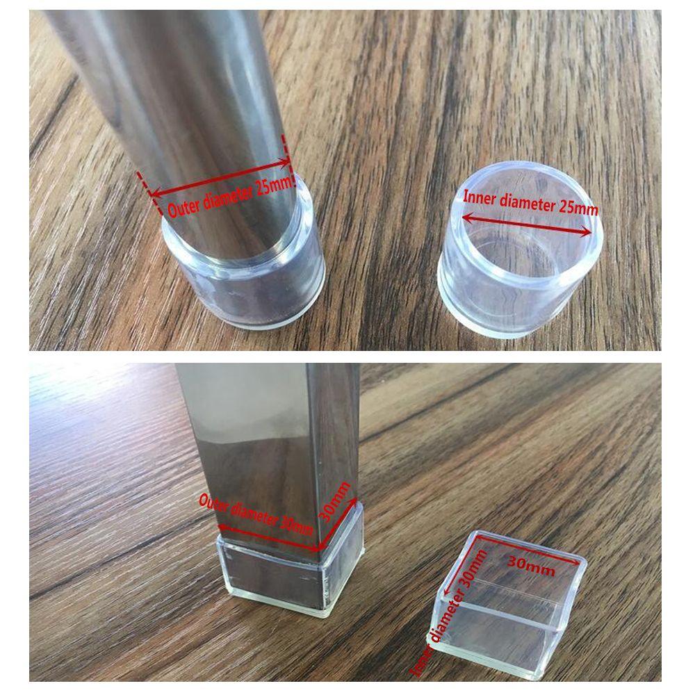 4pcs/set Table Round Bottom Socks Chair Leg Caps Furniture Feet Non-Slip Covers Silicone Pads