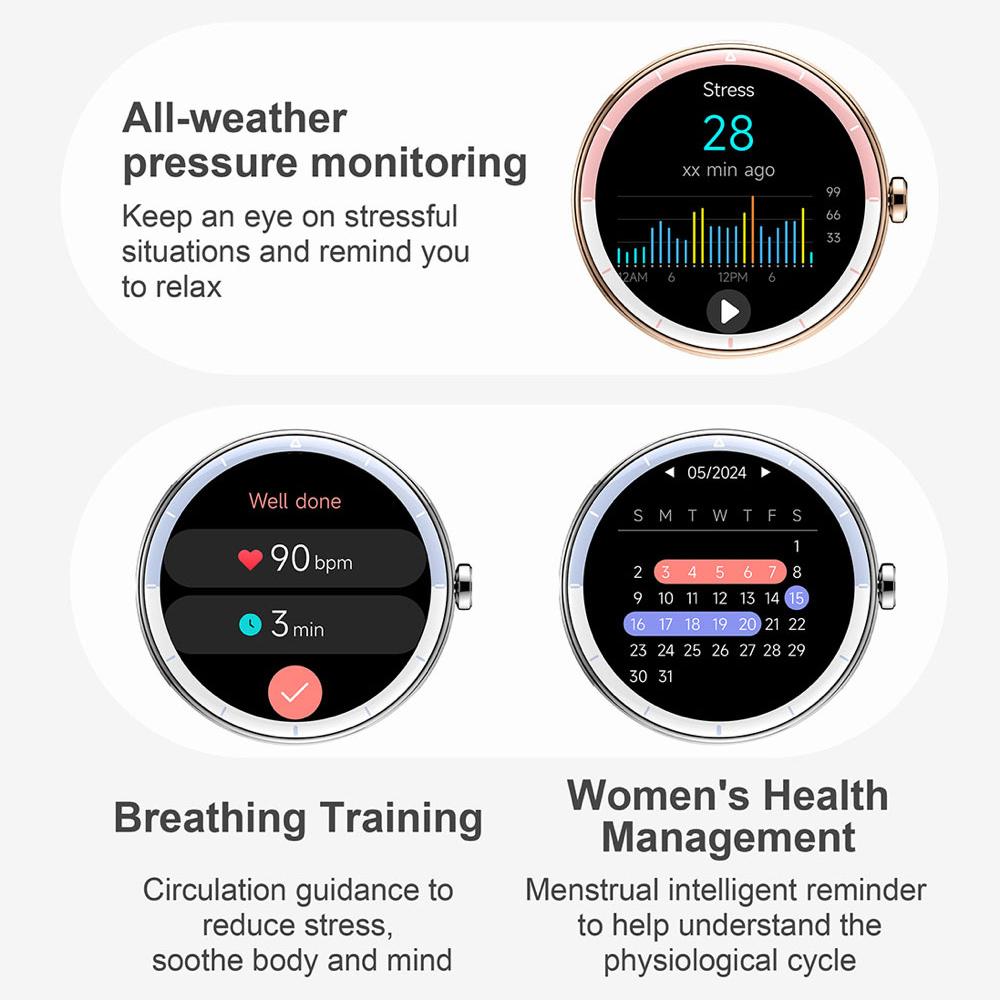 Original Men Smart Watches Sleep Health Monitor Sports Fitness Clock Blue Tooth Call IP68 Waterproof Sports Smartwatch For Women