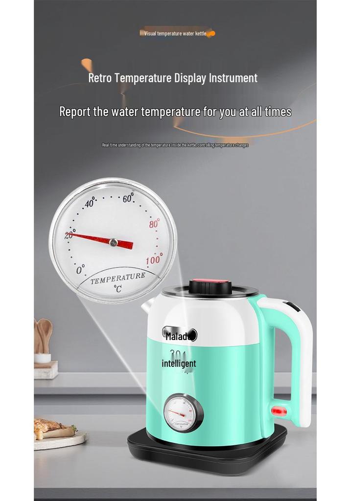 Wanlida Durable Anti-Scald Smart Electric Kettle with Temperature Display