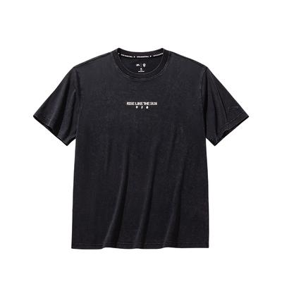 Minimalist Letter Round Neck Sports Short Sleeve T-Shirt Unisex Tops 172621120-3