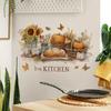 Warm Kitchen Decoration Stickers, Autumn Harvest Decoration, Wall Beautification, Healing Atmosphere Effect