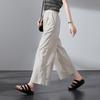 SOFSIL Damen High-Waist Cropped Weitbeinige Hose