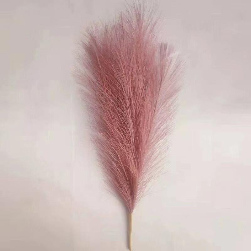 5Pcs 45cm Artificial Pampas Grass Bouquet Holiday Wedding Party Home Decoration Plant Simulation DIY Fake Flower Reed Boho