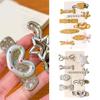8Pcs Cartoon Star Shaped Hair Clip Resin Duckbill Barrettes Stylish Hairpin for Women Girls Hairstyling Accessories