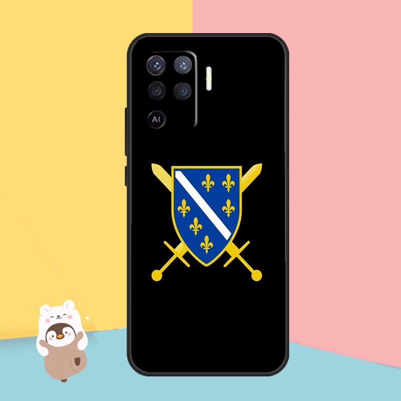 Bosnien-Flagge Hülle für OPPO Find X5 X3 Lite Pro A15 A16 A52 A72 A5 A9 A31 A53 A83 A93 A54 A74 A94 Abdeckung