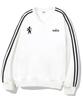 CROSSDOT Royal Oversized Track V-Neck Sweatshirt 5 Colors [Crdv_4004]