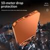 For Iphone 17 Pro Max Phone Case Aviation Aluminum Alloy Frame Threaded Lens Matte Backplate Ultra-thin Anti Drop Back Cover