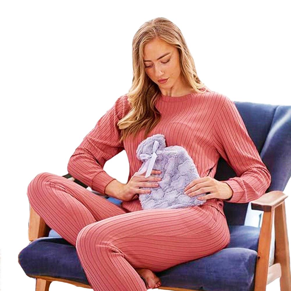 K Collection Hearts 2L Hot Water Bottle And Cover (Pack of 2)