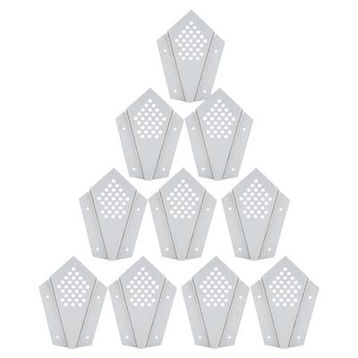 10Pcs Stainless Steel Beehive Door Entrance Gate Beekeeping Tool Equipment Accessories