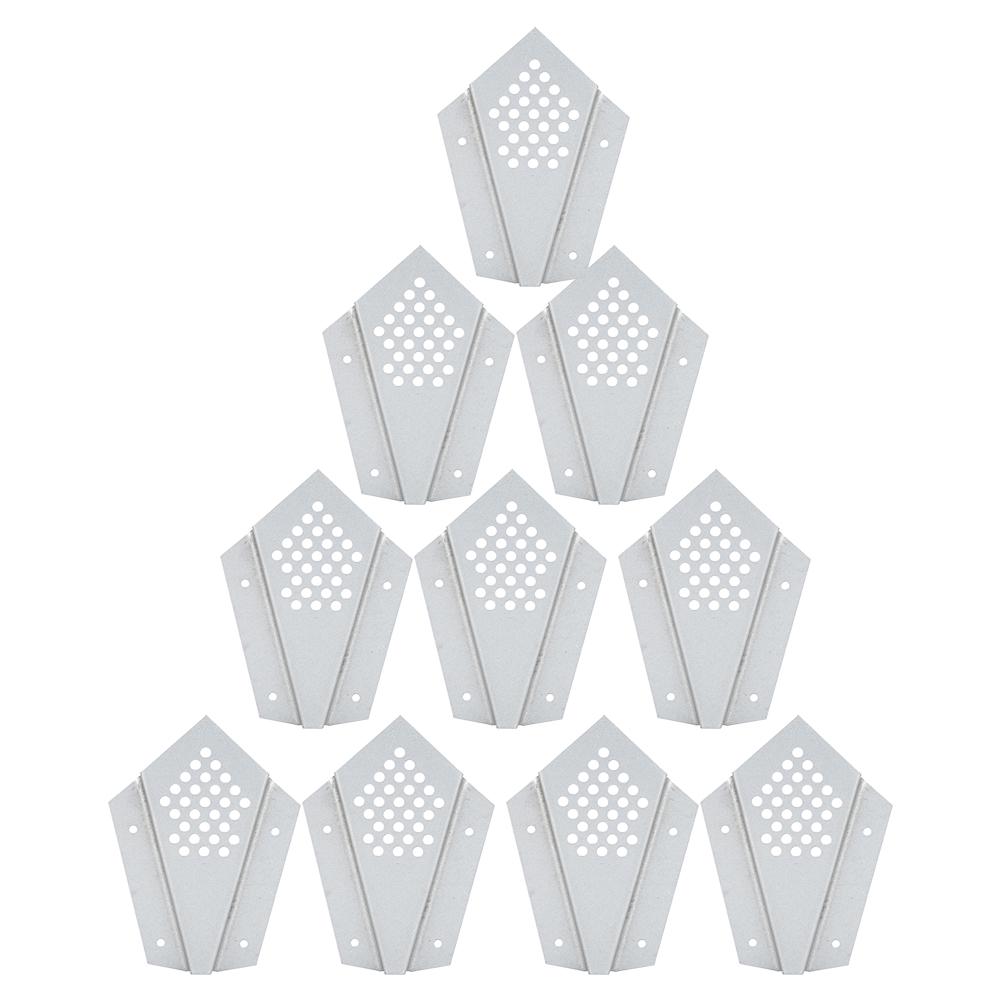 10Pcs Stainless Steel Beehive Door Entrance Gate Beekeeping Tool Equipment Accessories