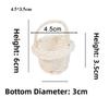 New Beautiful Handmade Flower Storage Basket Hand-Woven Round Shape Wicker Flower Basket Storage Baskets For Plant Home Wedding