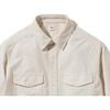 Uniqlo Solid Color Single-Breasted Pocket Design Pointed Collar Long Sleeve Shirt Men Shirts Off-White 464935-01