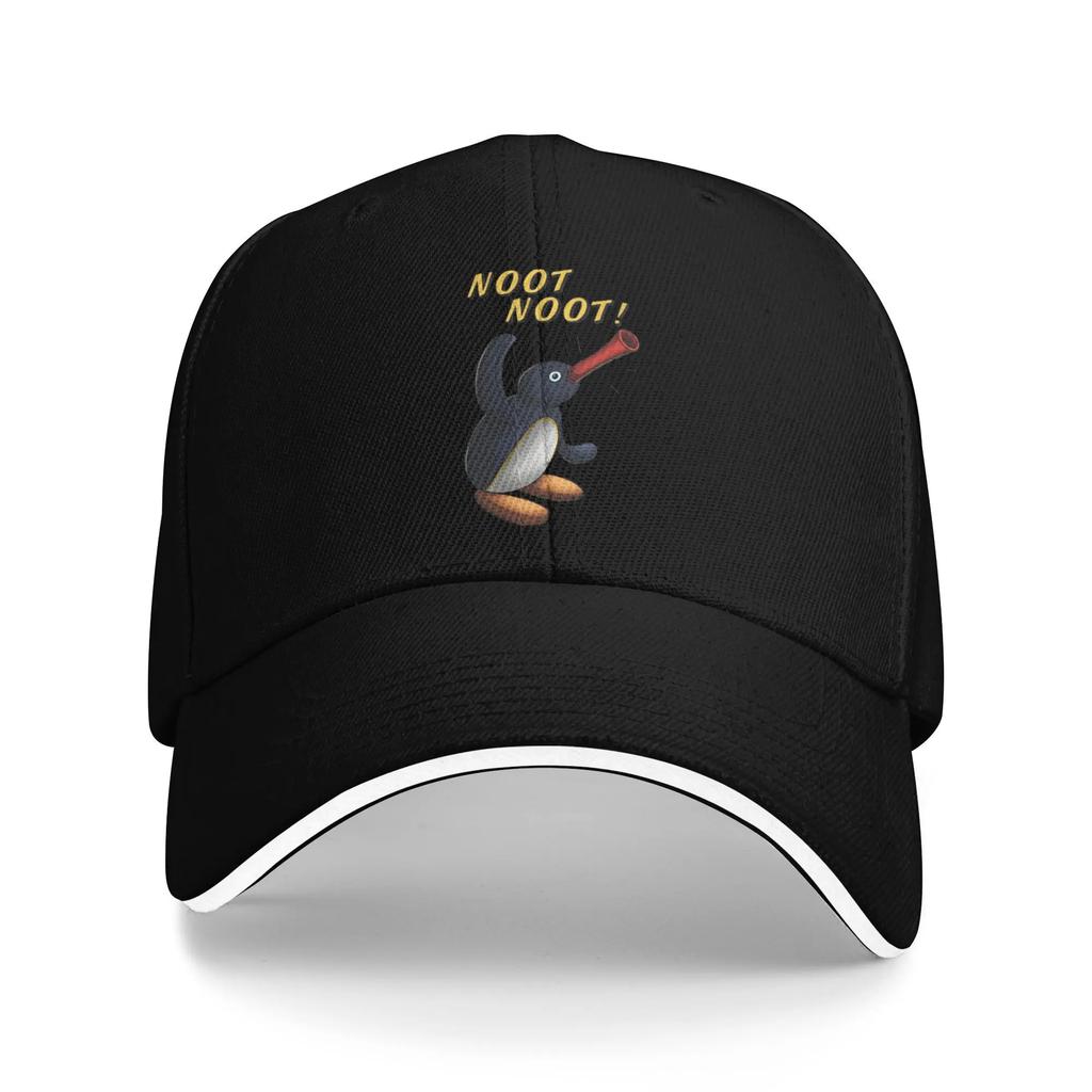 Noot Noot Pingu Zon Baseballpet Zomer Streetwear Truckerpet Voor Unisex Vrouwen Buiten Sportschool Baseballpetten