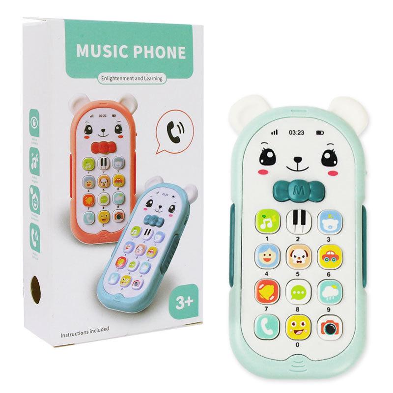 Cross-border Little Chick & Bear Music Phone Toy for Infant Early Learning
