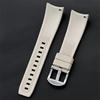 Bracelet en Caoutchouc Fluoro 19mm 20mm 21mm 22mm pour Xiaomi huawei Samsung Swatch MoonSwatch Universel FKM Libération Rapide Bracelet de Montre de Plongée pour Seiko