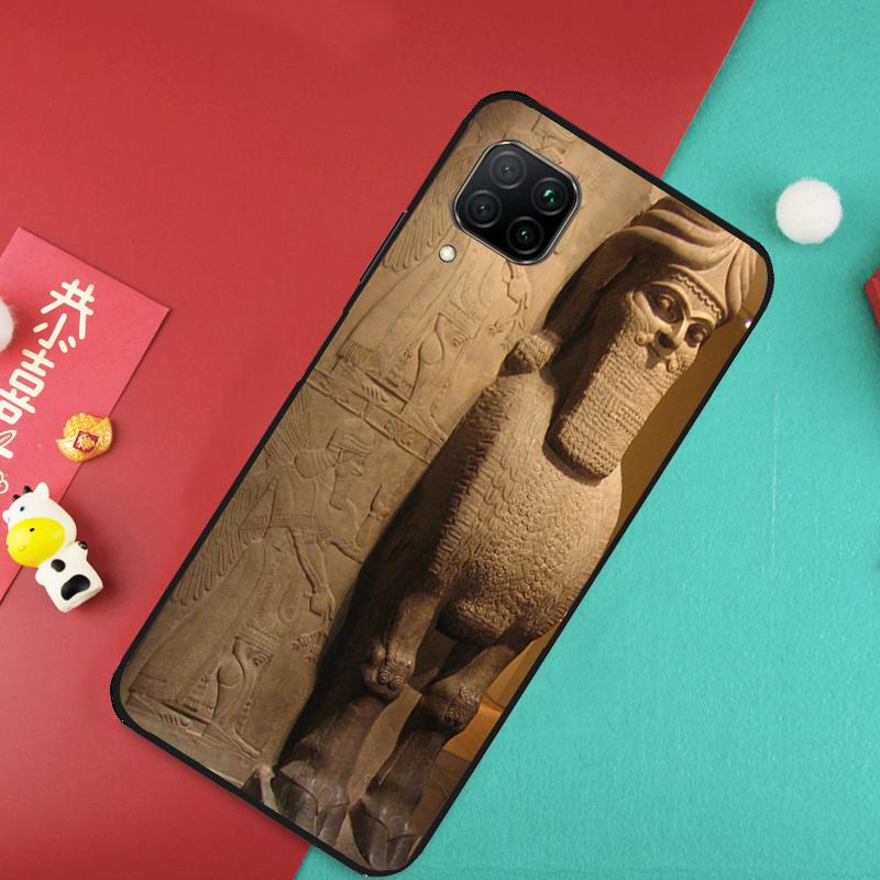 Lamassu Assyrian Mesopotamian Case For Huawei P20 P30 P40 Lite Nova 11 Pro 9 10 SE 3i 7i 11i 5T Y60 Y61 Y90 Y91 Y70 Cover
