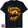 Leo ASF Lion Graffiti Zodiac King Urban Street Art Graphic T-Shirt